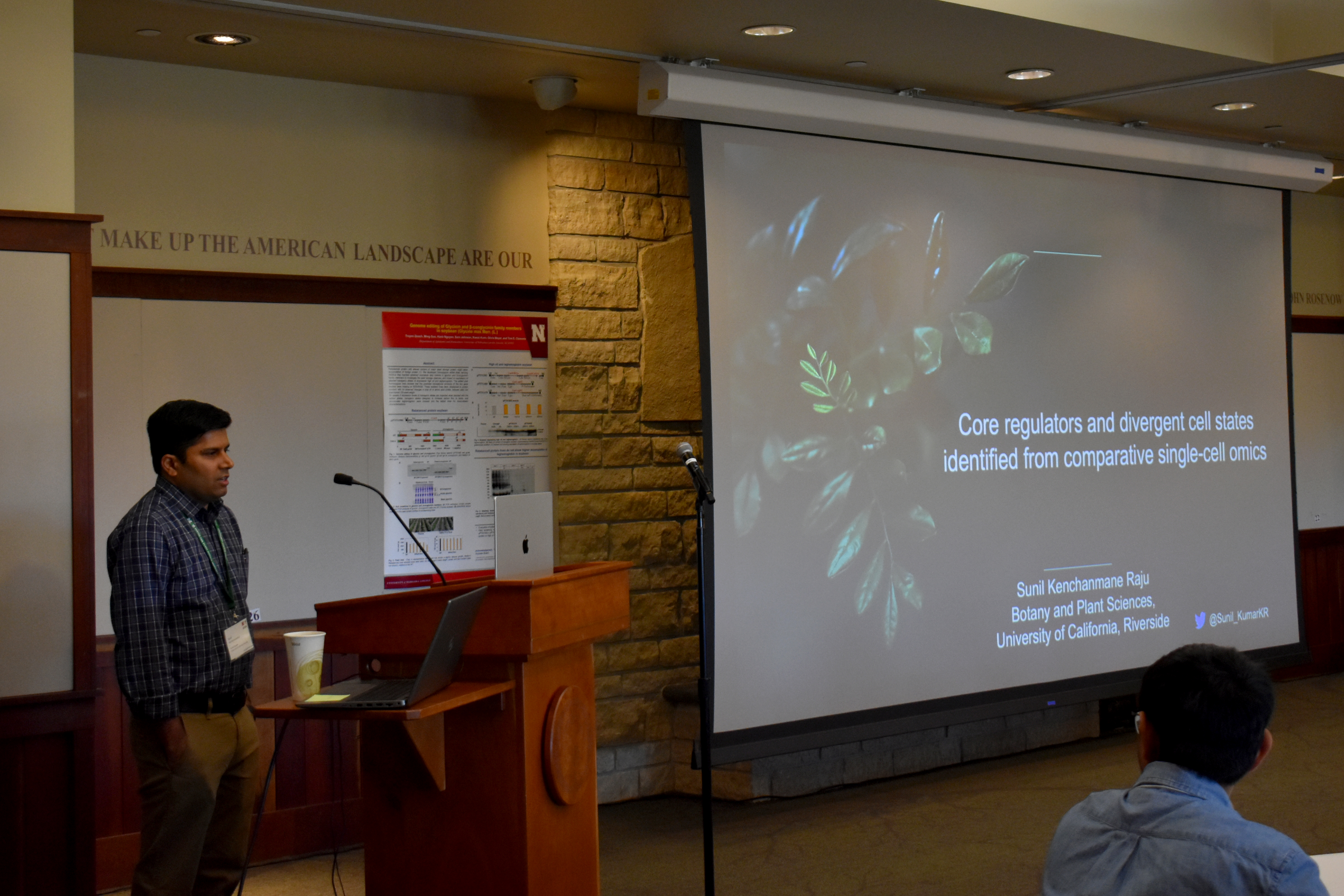 Sunil Kenchanmane Raju presenting at the 2024 PSI Retreat